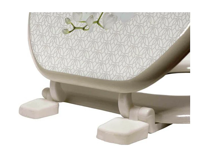 Abattant WC Imprimé "Azia" 47cm Naturel