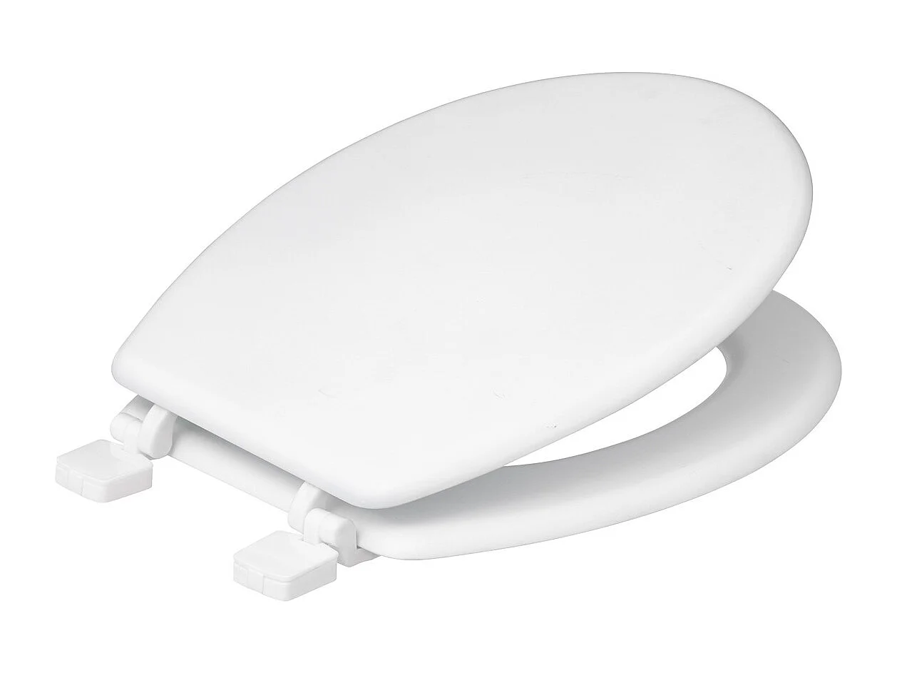 Abattant WC en Bois "Bathroom" 43cm Blanc