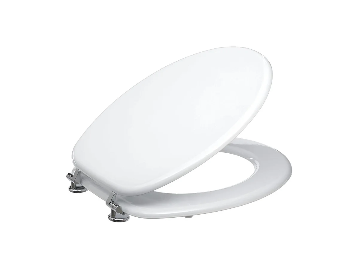 Abattant WC en Bois "Luxe" 43cm Blanc