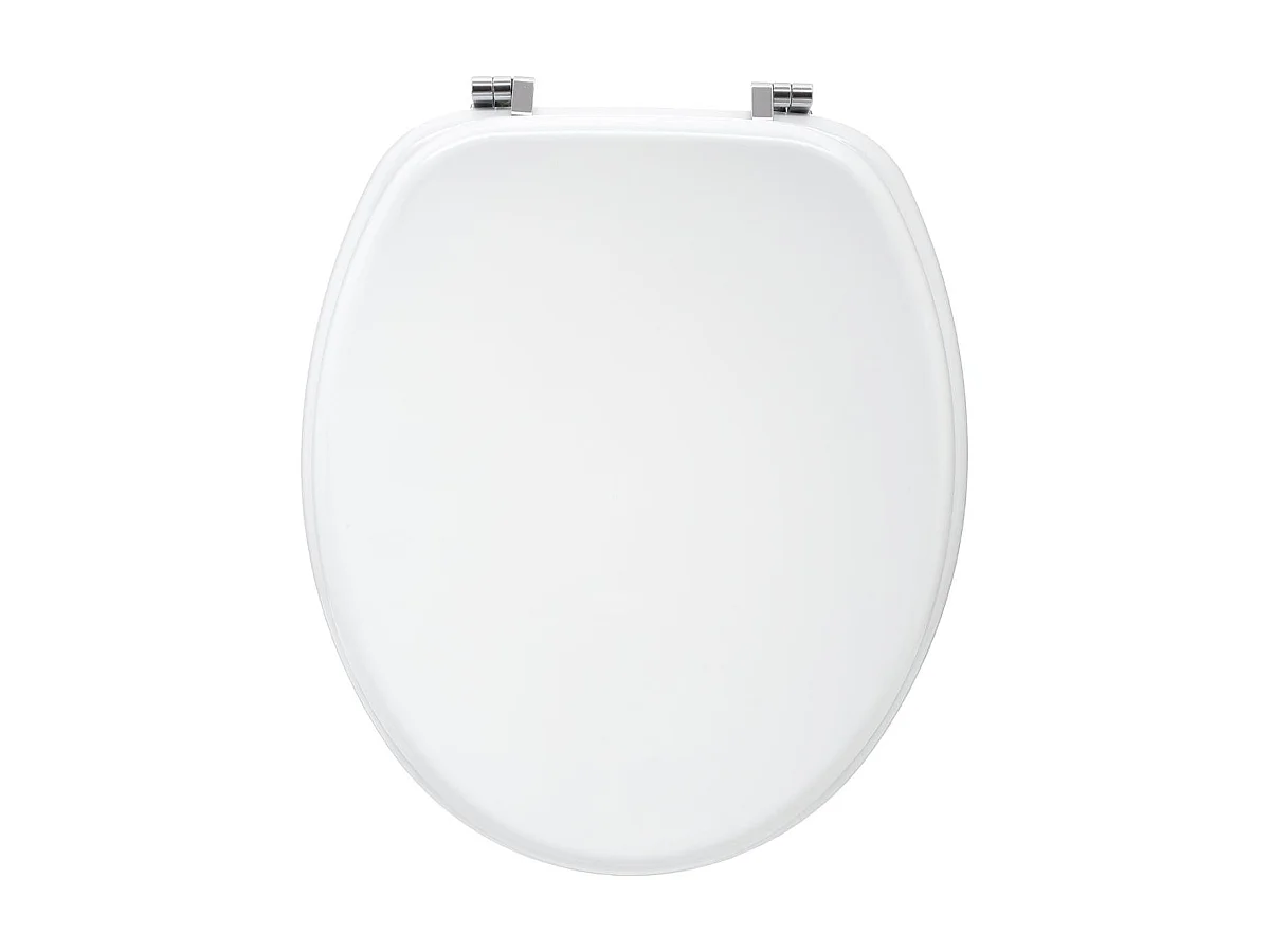 Abattant WC en Bois "Luxe" 43cm Blanc