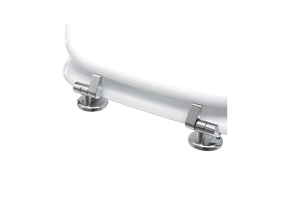 Abattant WC en Bois "Luxe" 43cm Blanc