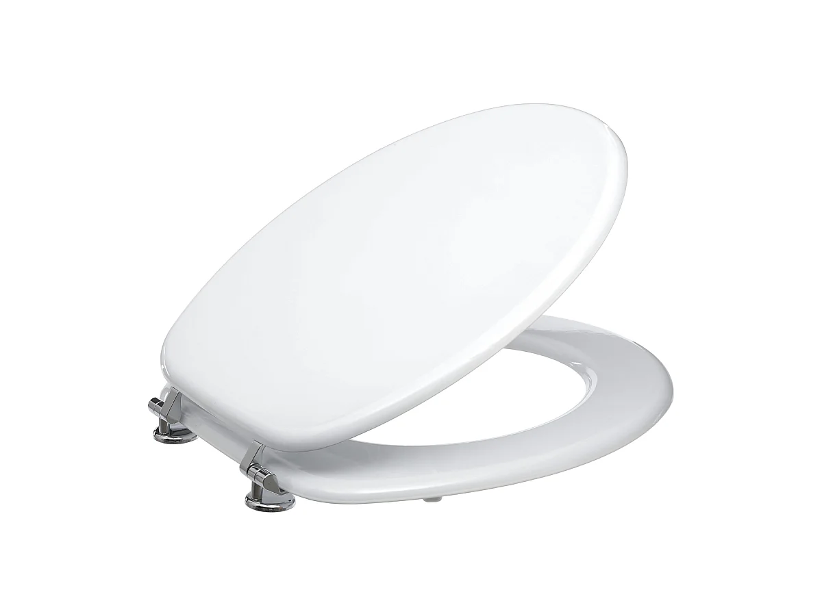 Abattant WC en Bois "Luxe" 43cm Blanc
