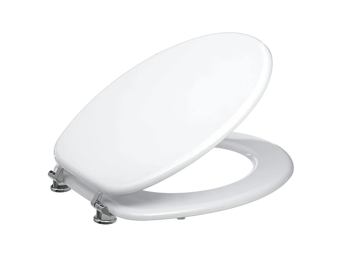 Abattant WC en Bois "Luxe" 43cm Blanc