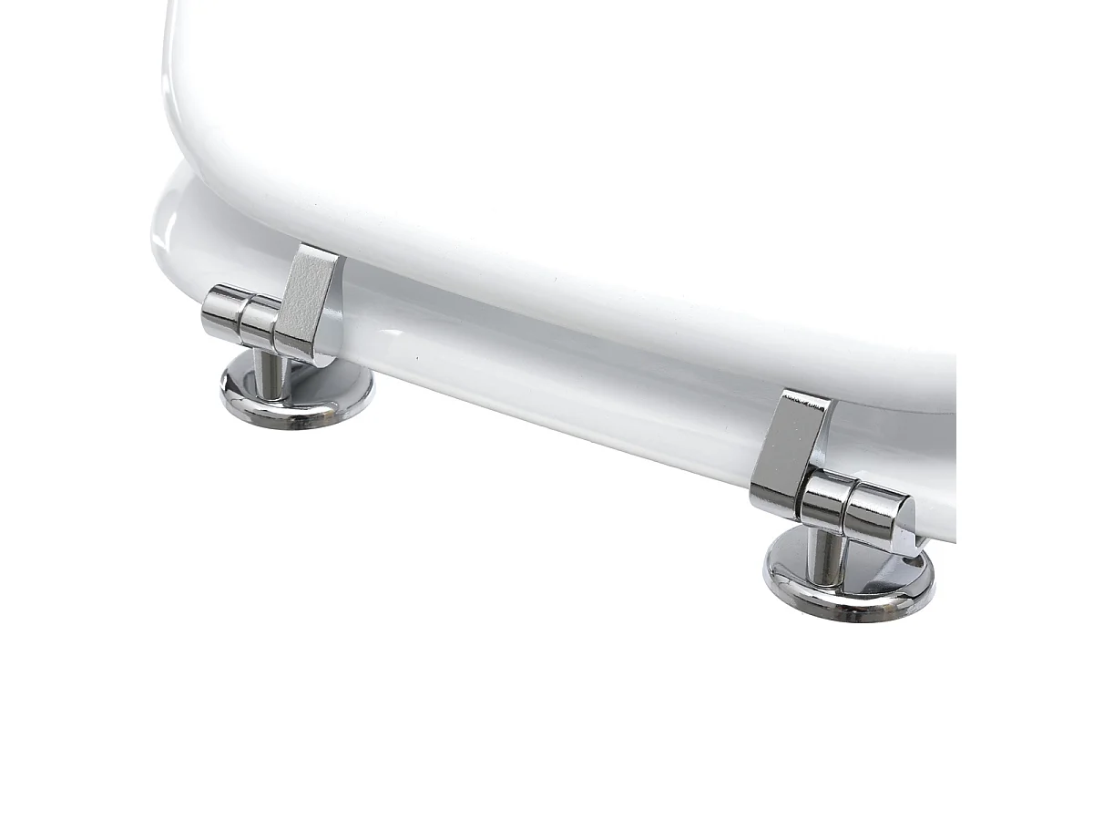 Abattant WC en Bois "Luxe" 43cm Blanc