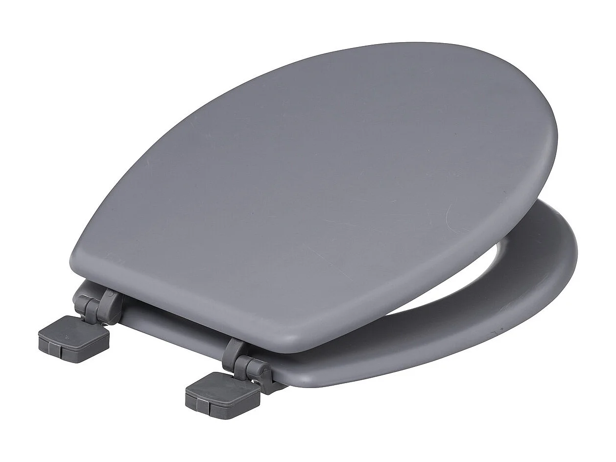 Abattant WC en Bois "Bathroom" 43cm Gris