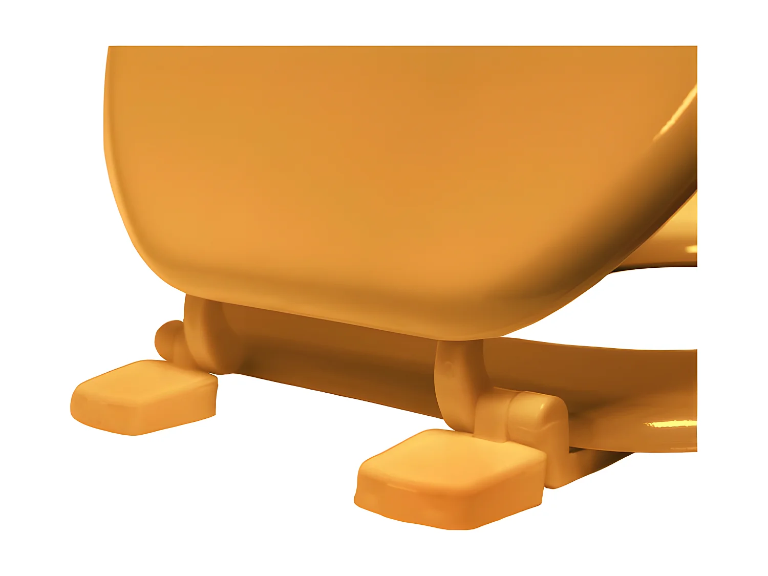 Abattant WC Uni "Vitamine" 47cm Ocre