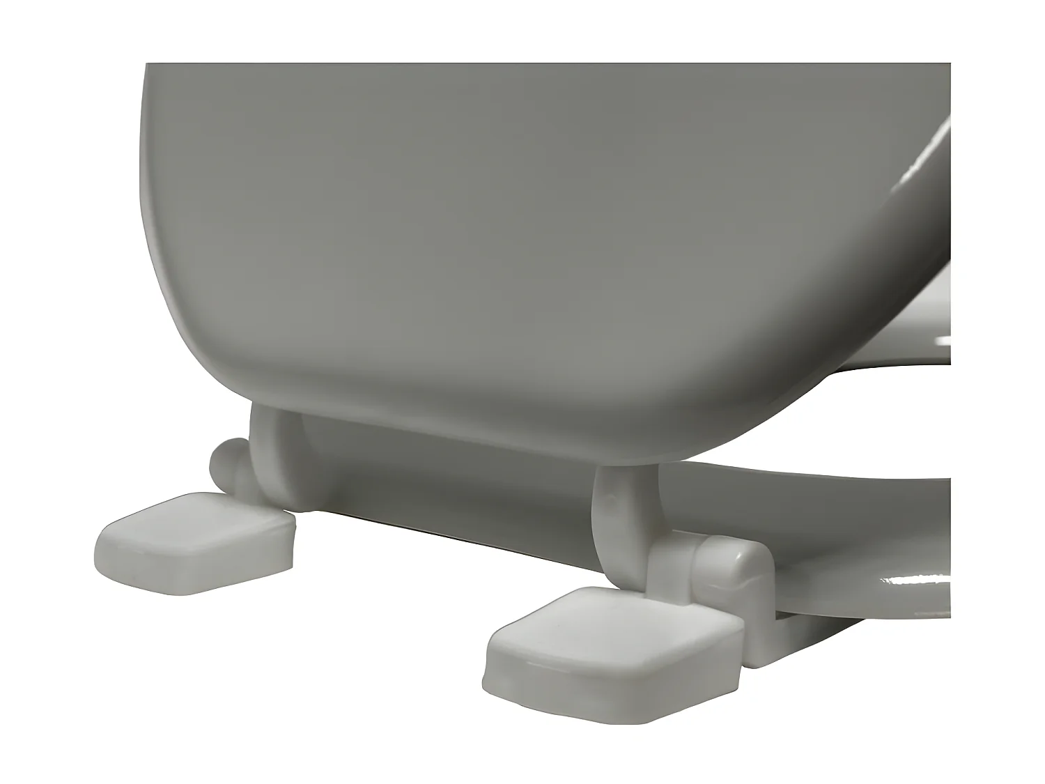 Abattant WC Uni "Vitamine II" 37cm Gris Clair