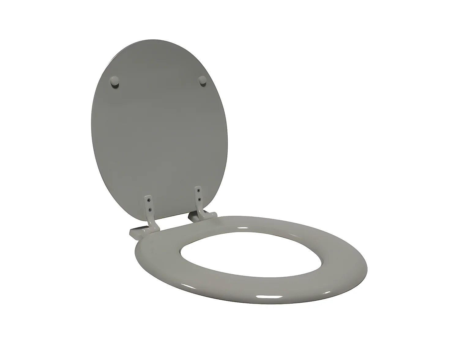 Abattant WC Uni "Vitamine II" 37cm Gris Clair