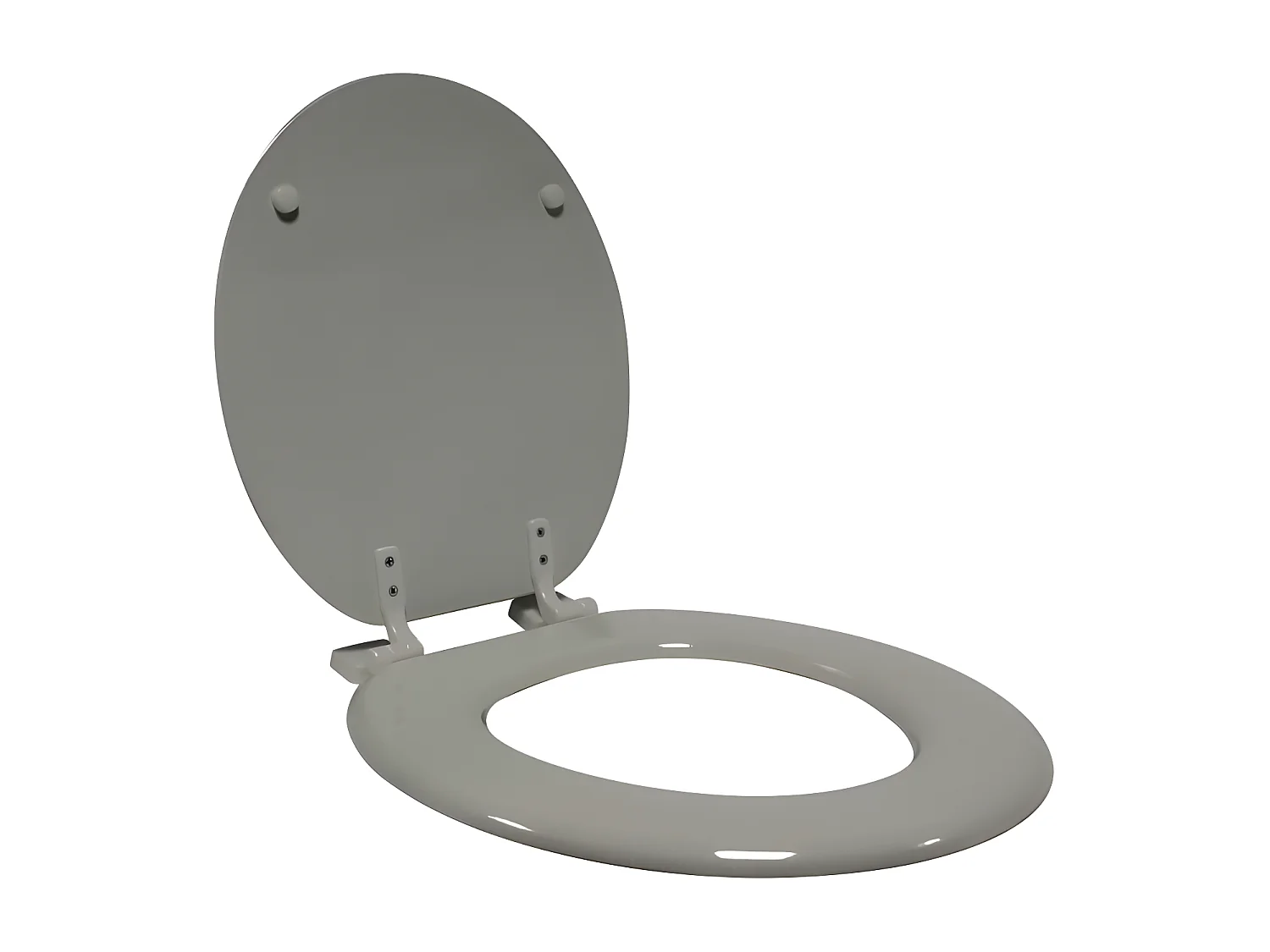 Abattant WC Uni "Vitamine II" 37cm Gris Clair