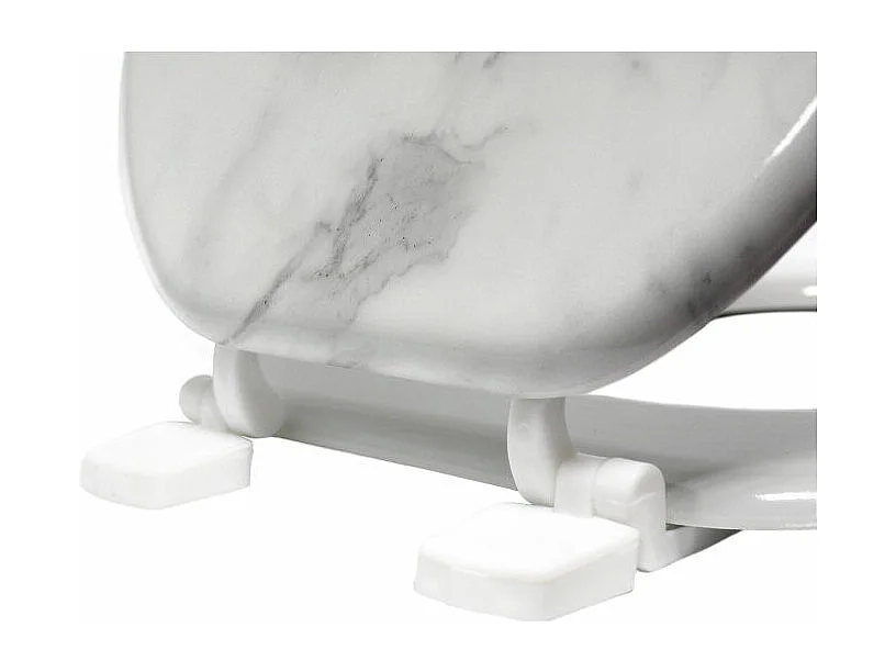 Asiento de inodoro con efecto mármol