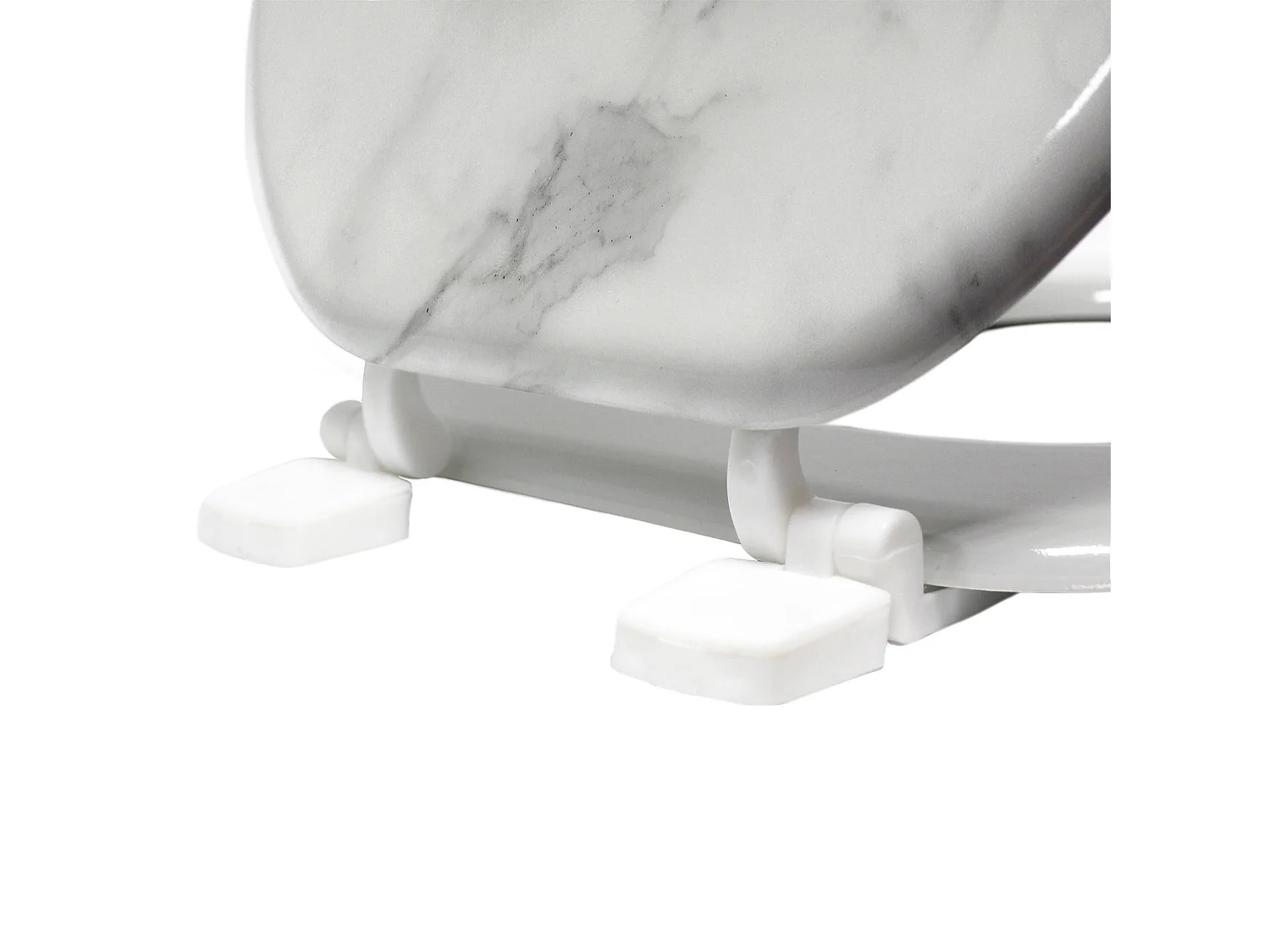 Asiento de inodoro con efecto mármol