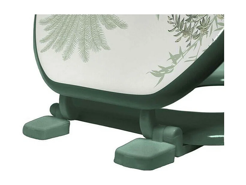 Abattant WC Imprimé "Vagabonde" 47cm Kaki