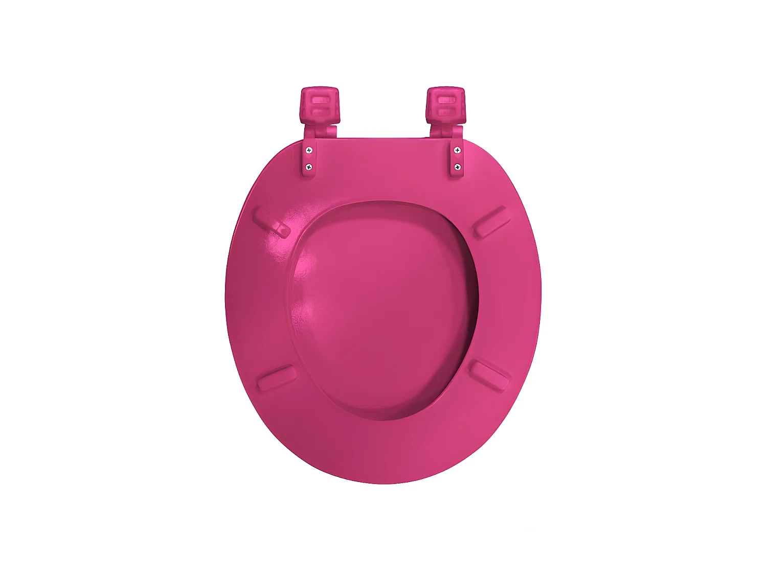 Abattant WC Imprimé "Chatibulle" 47cm Rose