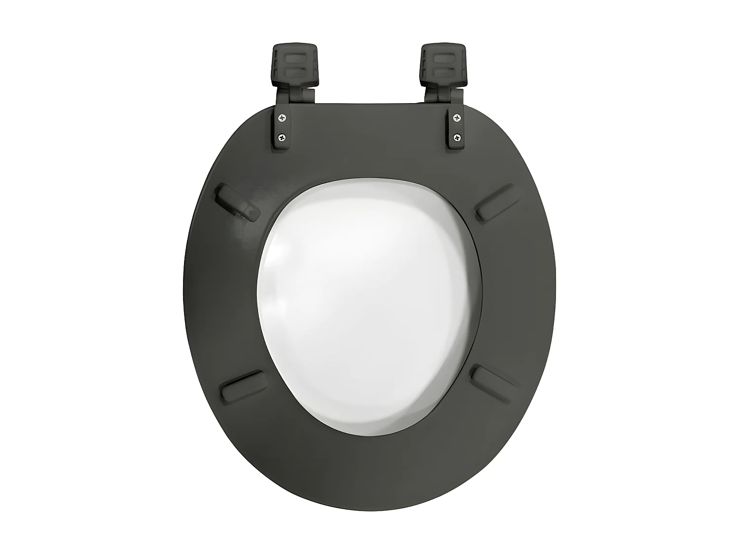 Abattant WC Imprimé "Color Pop" 47cm Gris