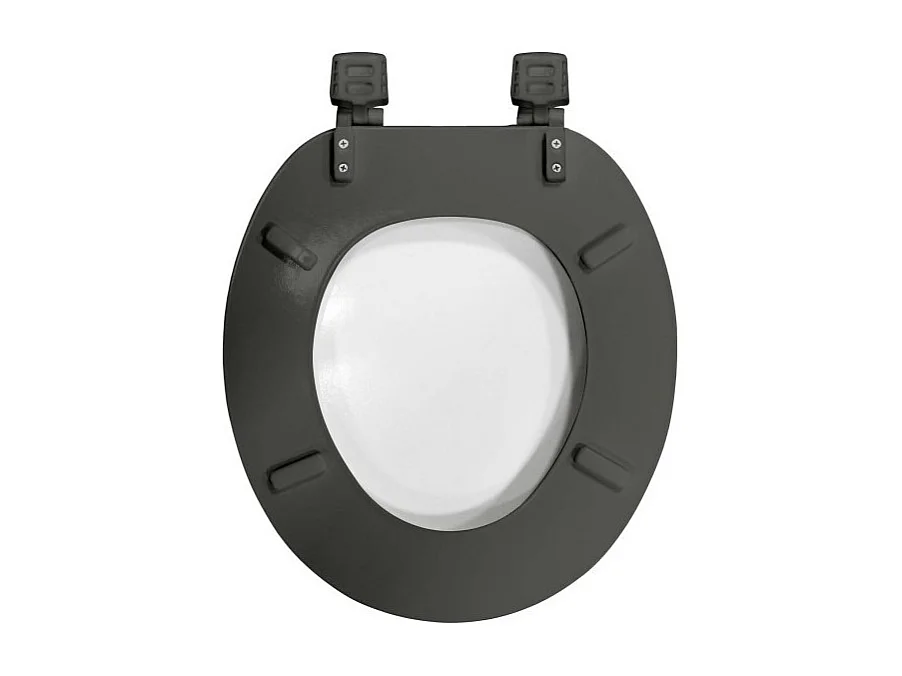 Abattant WC Imprimé "Color Pop" 47cm Gris