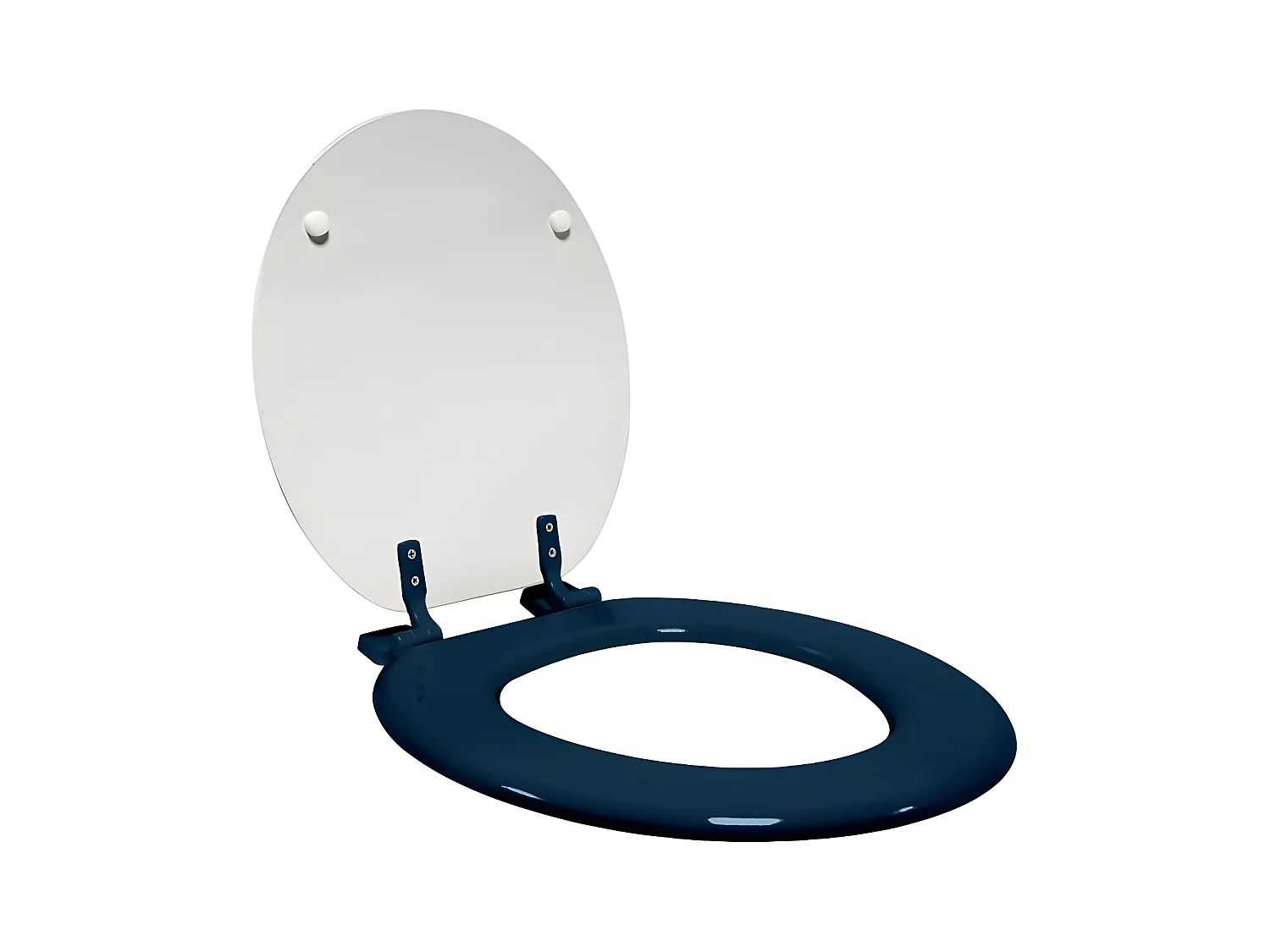 Abattant WC Imprimé "Color Pop" 47cm Bleu