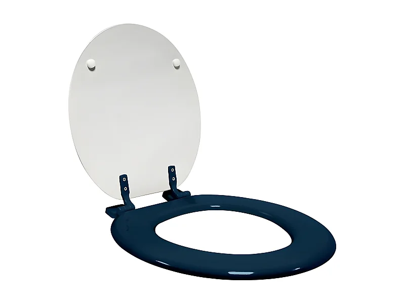 Abattant WC Imprimé "Color Pop" 47cm Bleu