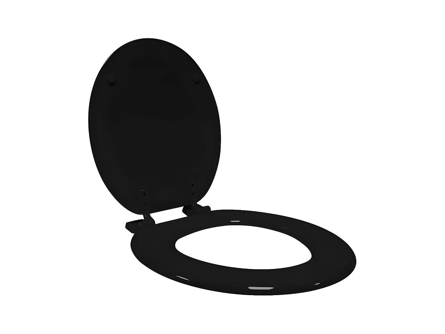 Abattant WC Uni "Vitamine II" 37cm Noir
