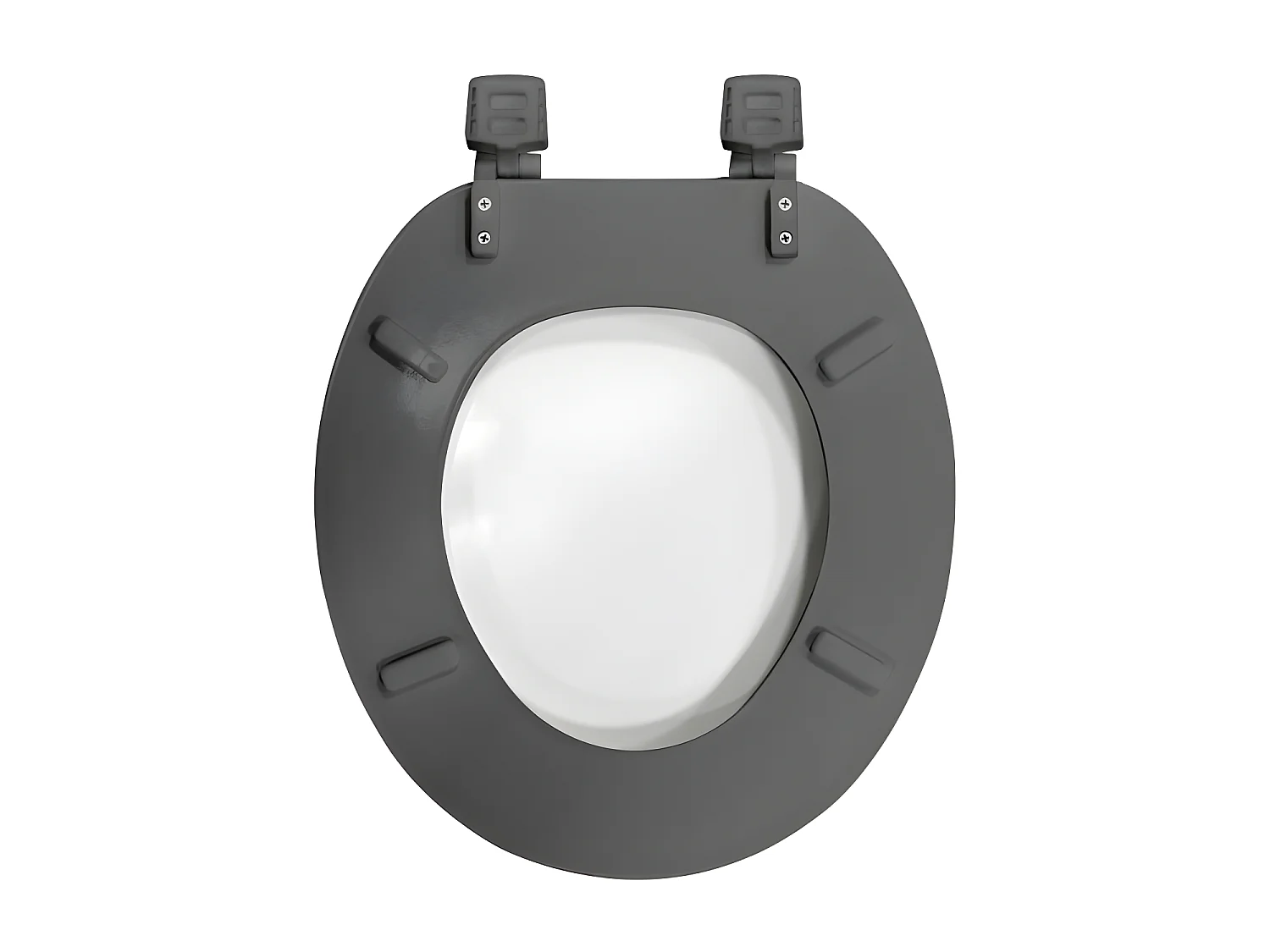 Abattant WC Imprimé "Memphis" 47cm Blanc