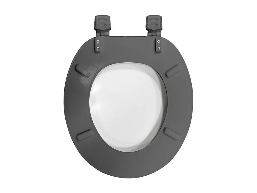 Abattant WC Imprimé "Memphis" 47cm Blanc