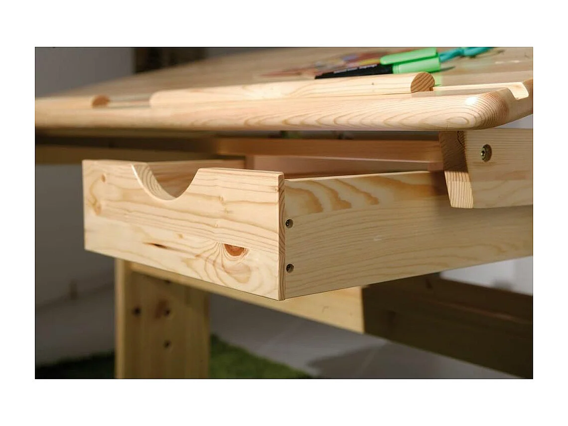 Bureau Enfant Inclinable "School" 109cm Naturel