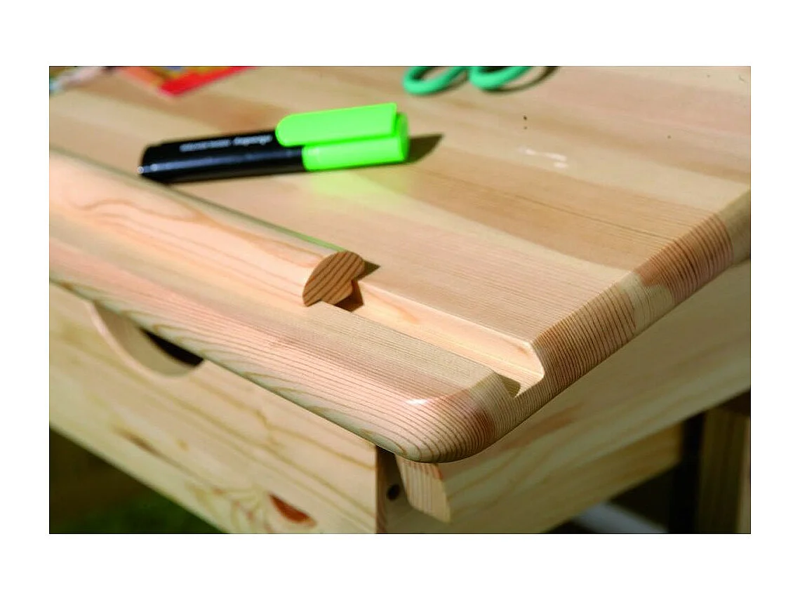 Bureau Enfant Inclinable "School" 109cm Naturel