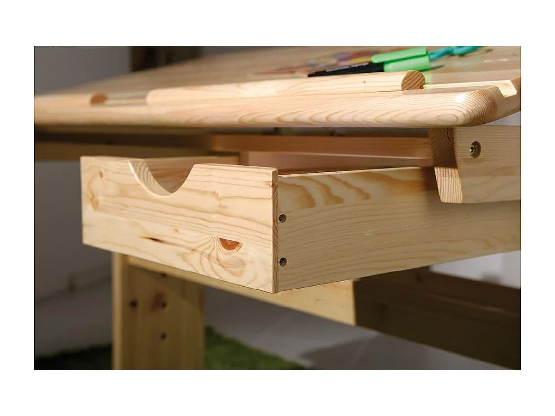 Bureau Enfant Inclinable "School" 109cm Naturel