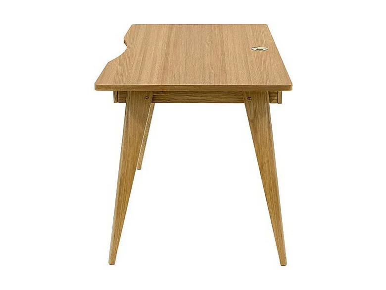 Bureau Design 2 Tiroirs "Nice" 140cm Chêne
