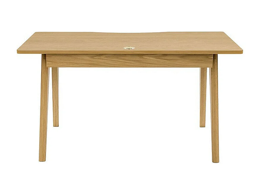Bureau Design 2 Tiroirs "Nice" 140cm Chêne
