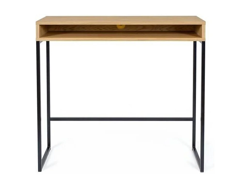 Bureau Design "Frame" 100cm Chêne & Noir