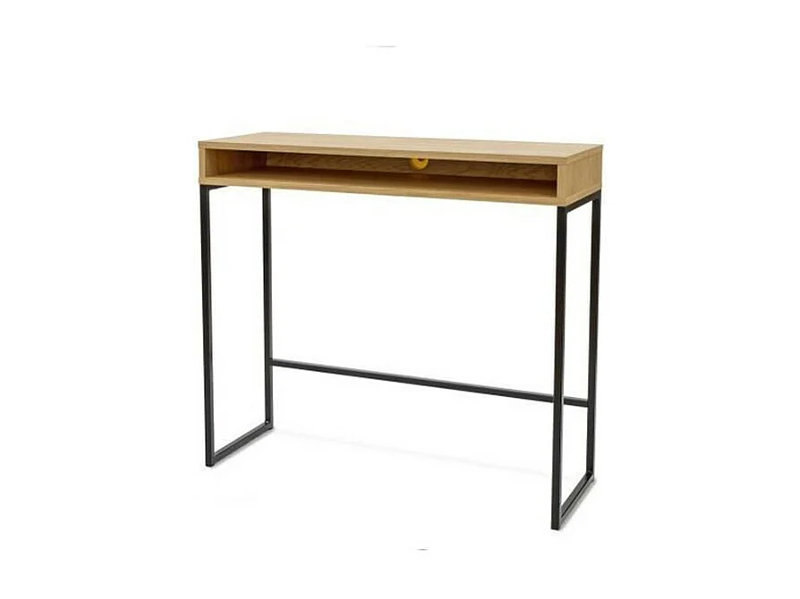 Bureau Design "Frame" 100cm Chêne & Noir