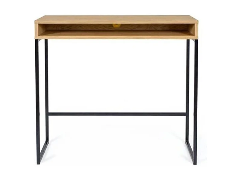 Bureau Design "Frame" 100cm Chêne & Noir