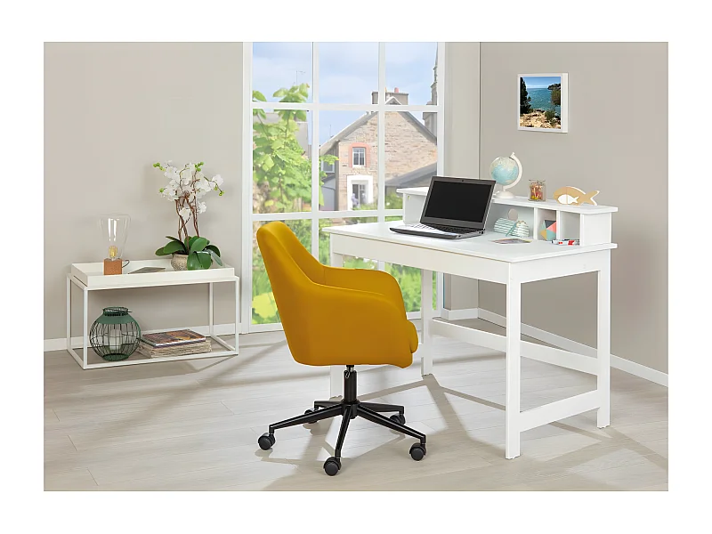 Bureau Enfant "Dahil" 110cm Blanc