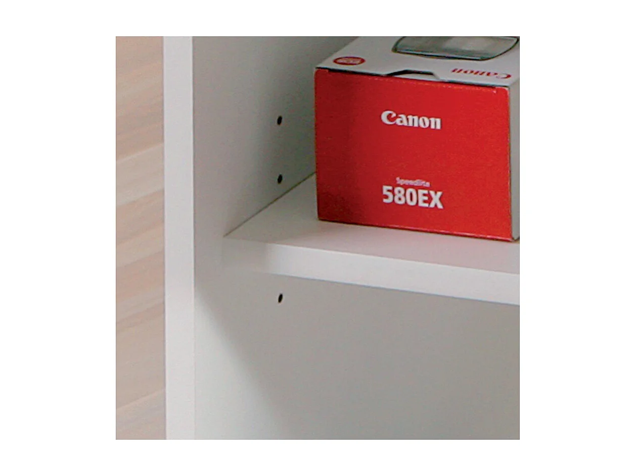 Bureau Informatique à Roulettes "Tao" 80cm Blanc