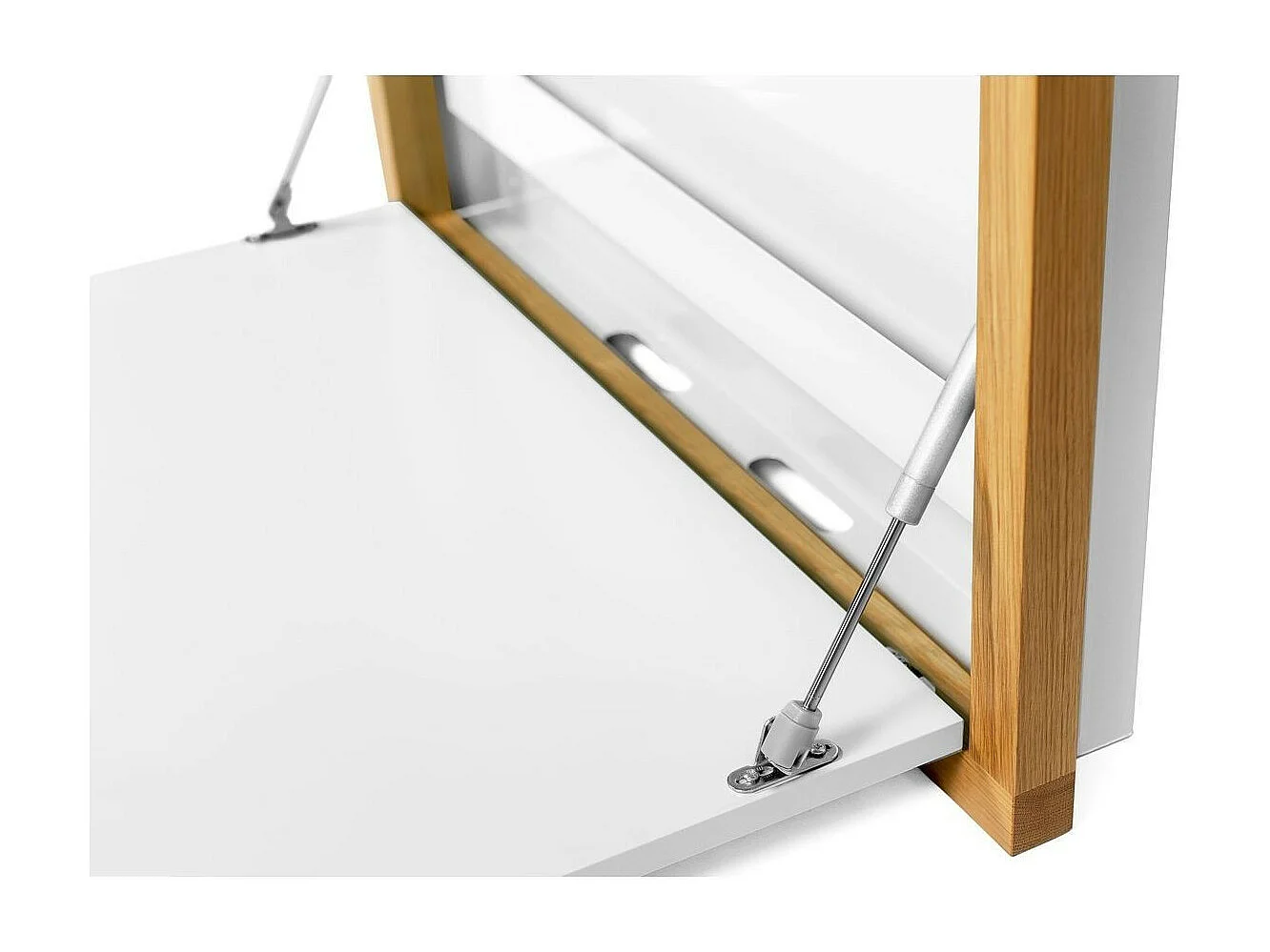 Bureau Mural Design "Brenta" 74cm Blanc