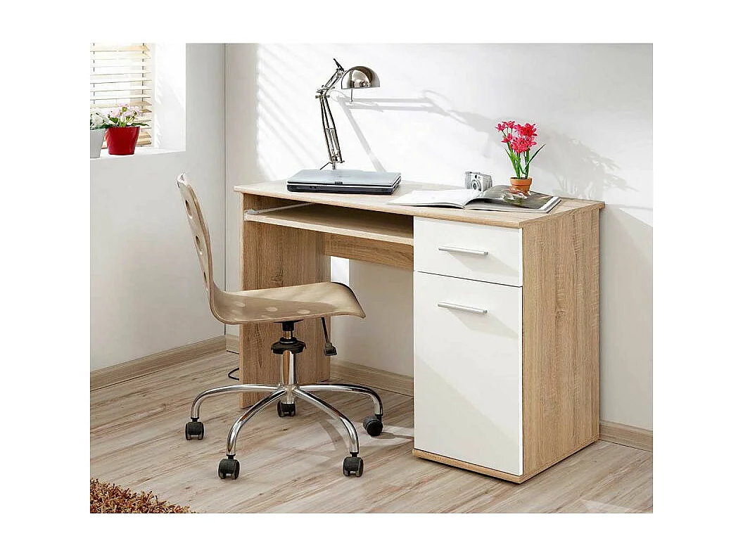 Biurko DINO dąb/biały