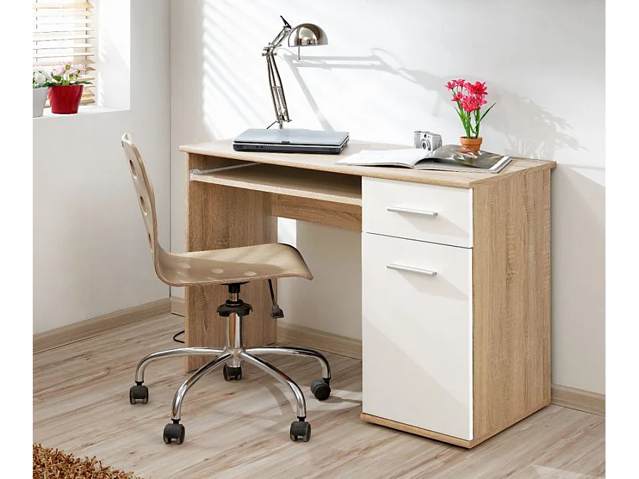 Biurko DINO dąb/biały