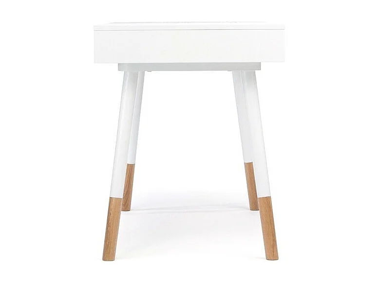 Bureau Design "Sonnenblick" 120cm Blanc & Chêne
