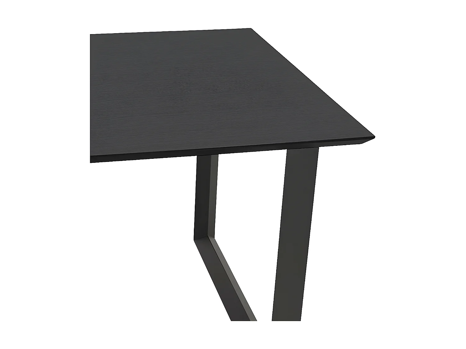 Bureau Design "Ribaila" 180cm Frêne & Noir