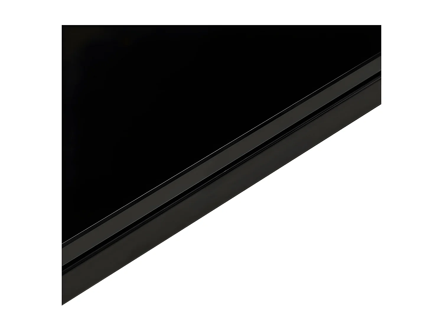 Bureau Design en Verre "Zaho" 140cm Noir