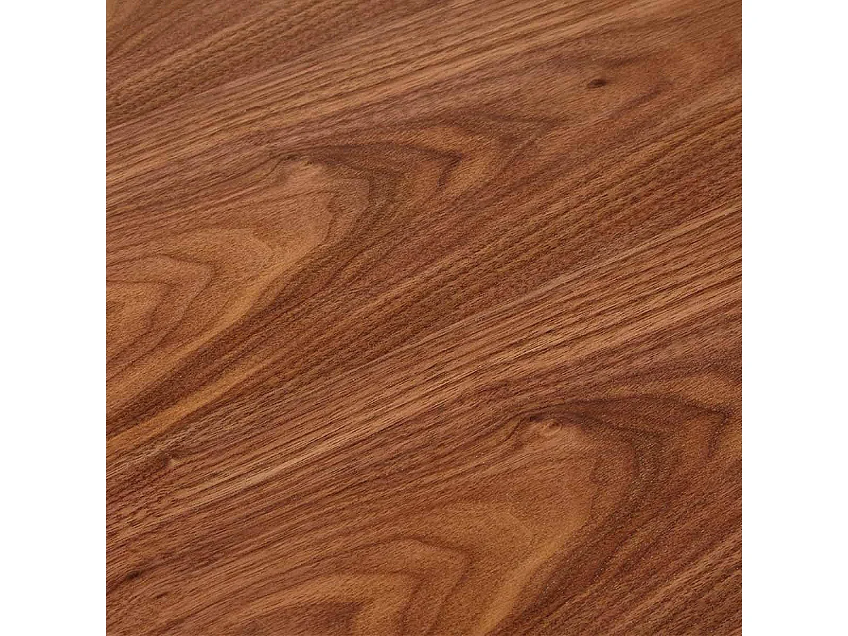 Table de Bureau Carrée Design "Loina" 160cm Noyer