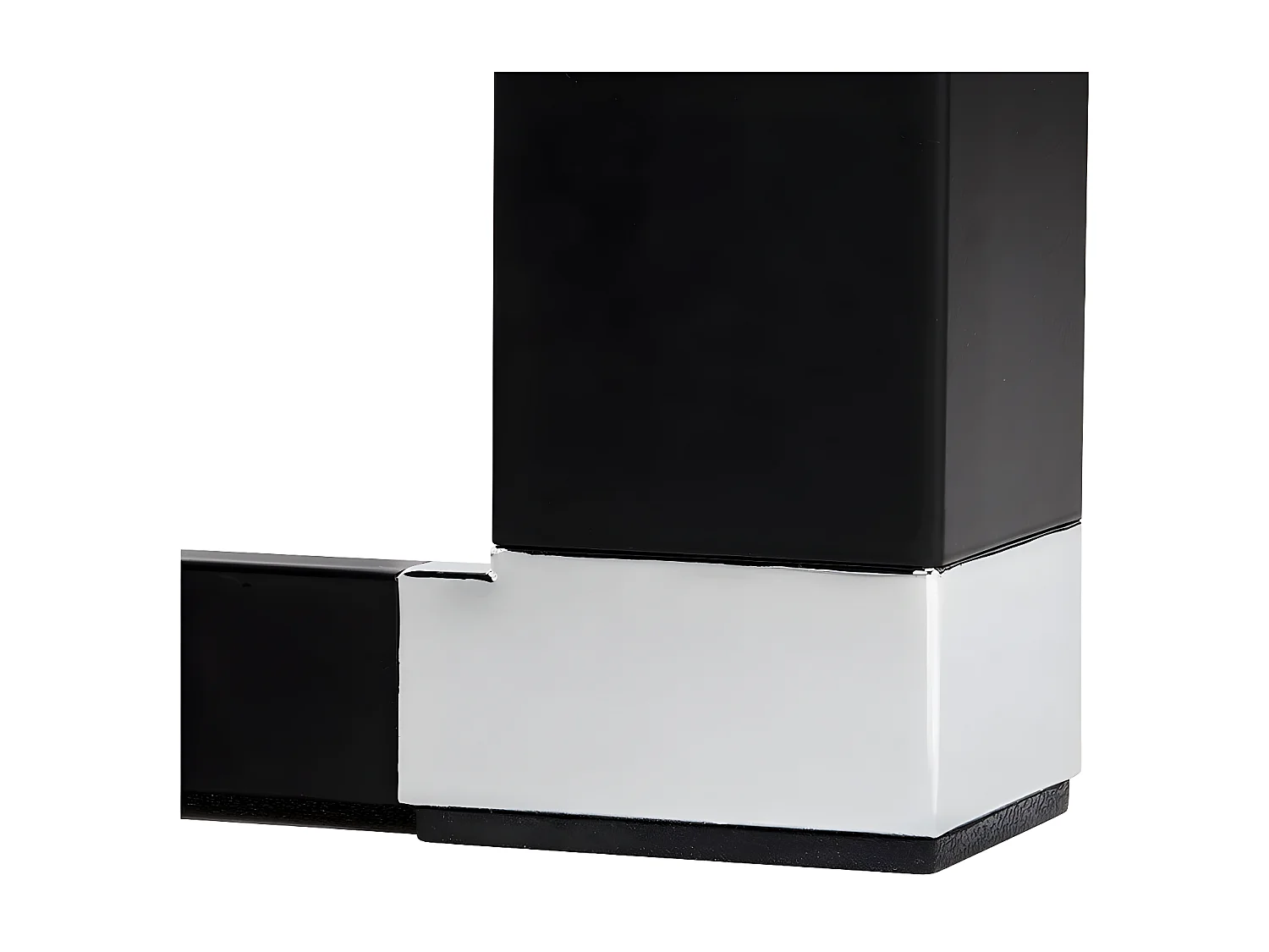 Bureau Design "Hovik" 160cm Noyer & Noir