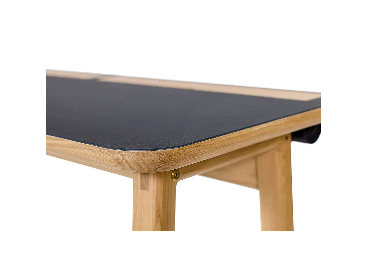 Bureau Design "Kota" 115cm Chêne & Noir