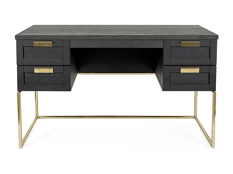 Bureau Design "Pimlico" 130cm Charbon