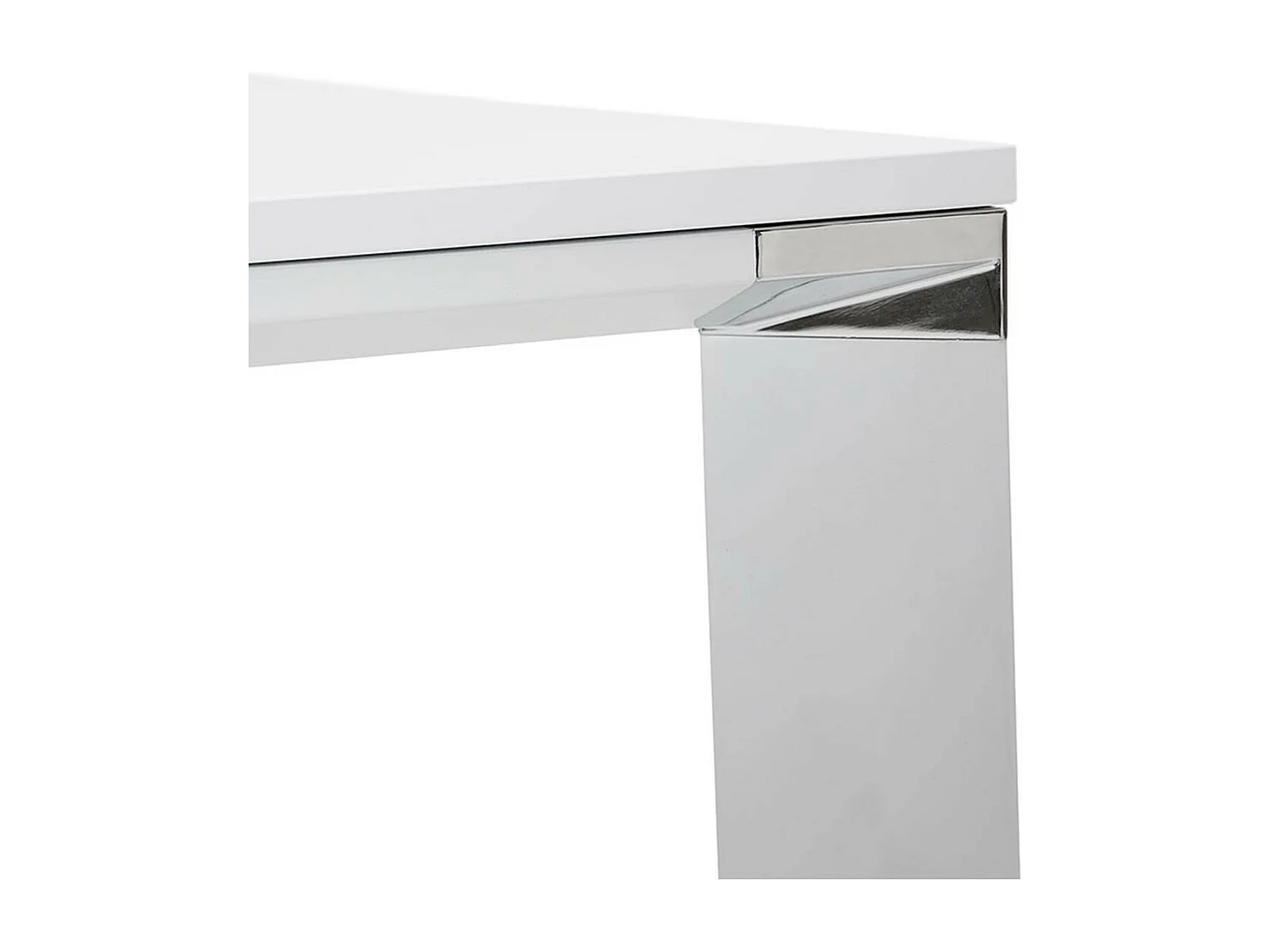 Table de Bureau Carrée Design "Loina" 160cm Blanc