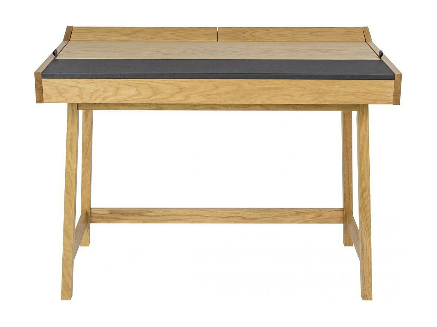 Bureau Secrétaire avec Rangement "Brompton" 108cm Chêne & Noir