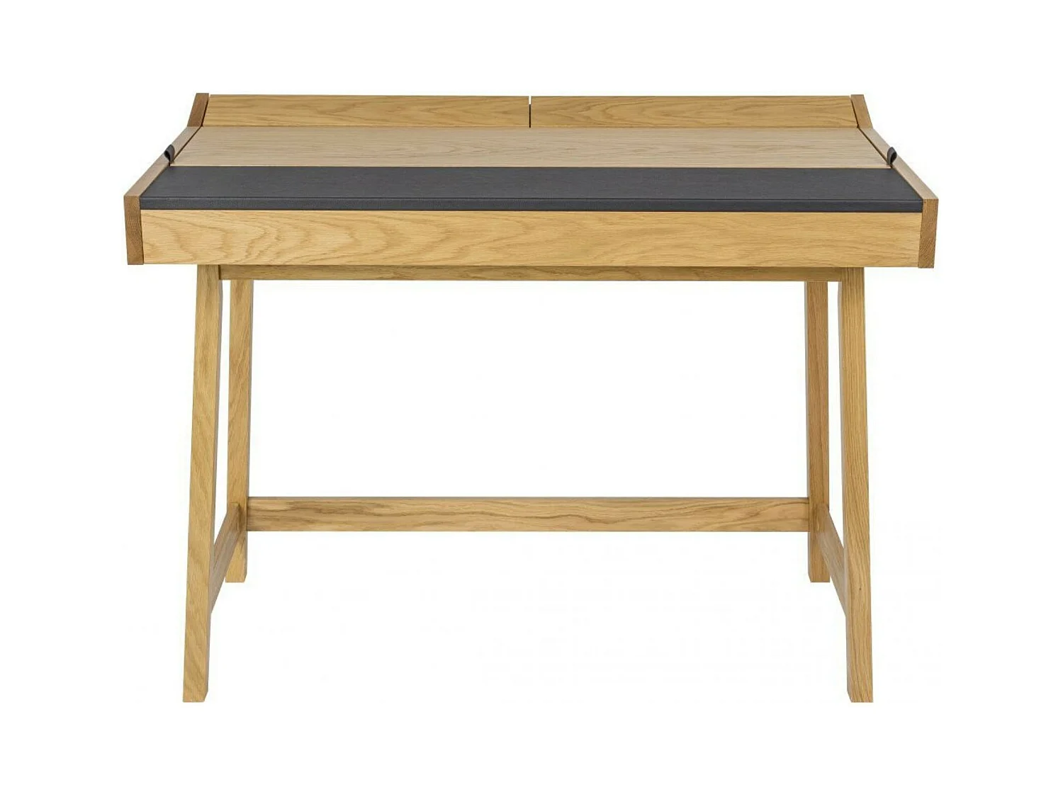 Bureau Secrétaire avec Rangement "Brompton" 108cm Chêne & Noir