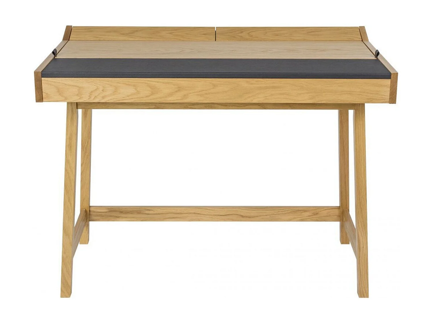 Bureau Secrétaire avec Rangement "Brompton" 108cm Chêne & Noir