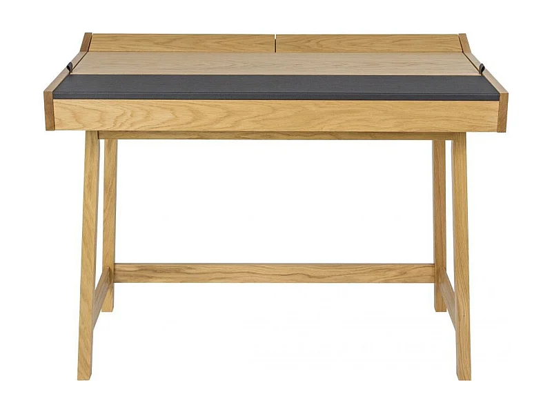 Bureau Secrétaire avec Rangement "Brompton" 108cm Chêne & Noir