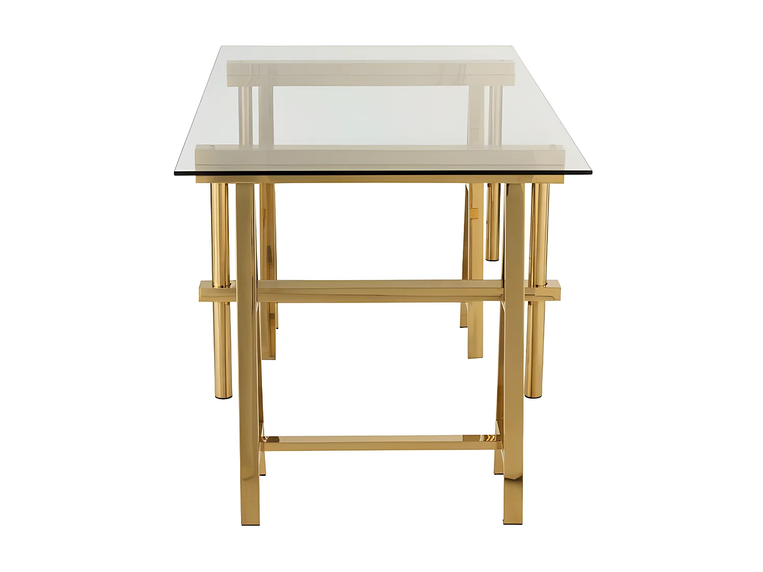 Bureau Design "Ajustable" 150cm Transparent